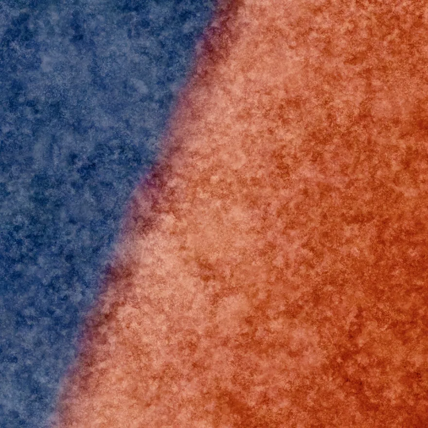 The same edge with faint, cloudy grain.